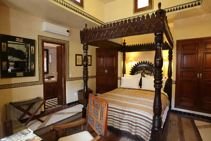 Riad Marrakech with African rooms